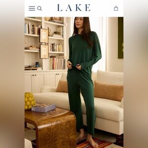 Lake Women's Green Pajama Set